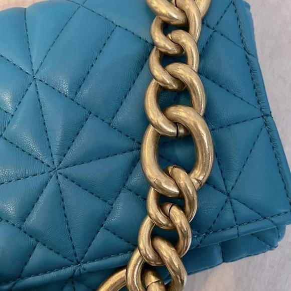 ZARA Quilted Chain Shoulder Bag - Picture 3 of 11